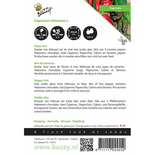 Peper Mixed 5 Soorten - Afbeelding 2