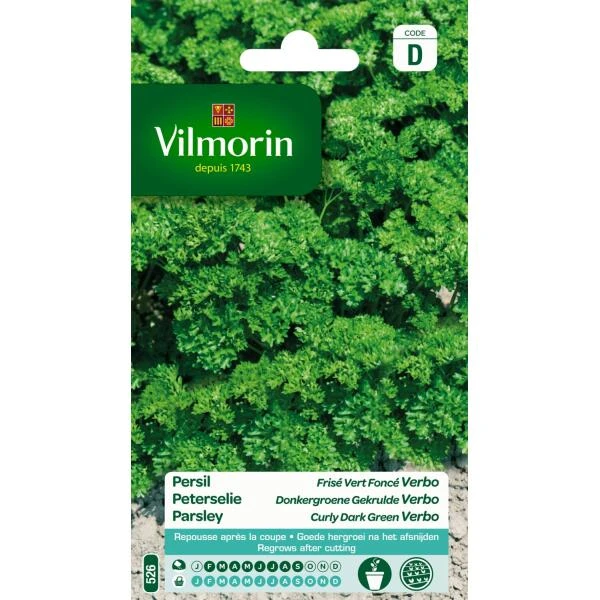 Peterselie Verbo Donkergroene Gekrulde