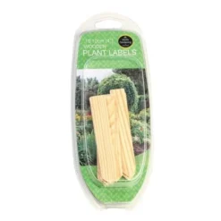 Plantenlabels Hout - 10 Cm - Set Van 10 Stuks