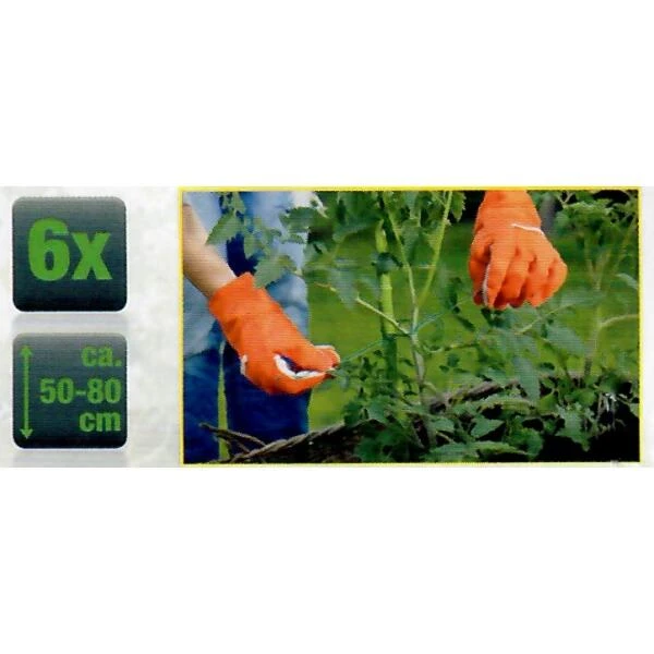 Plantenstaken Uitschuifbaar 50 Tot 80 Cm - Set Van 6 Stuks - Afbeelding 2