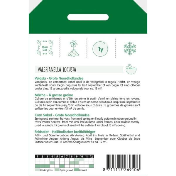 Veldsla Noordhollandse 15 G - Valeriana Locusta - Afbeelding 2